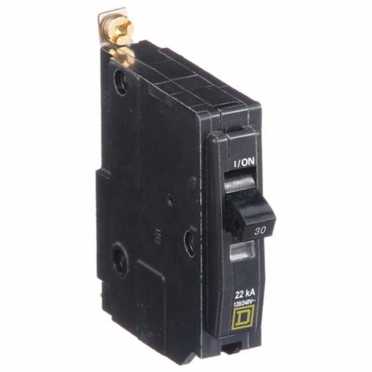 SQUARE D, 30 A, 120/240V AC, Miniature Circuit Breaker - 2DM48|QOB130VH ...