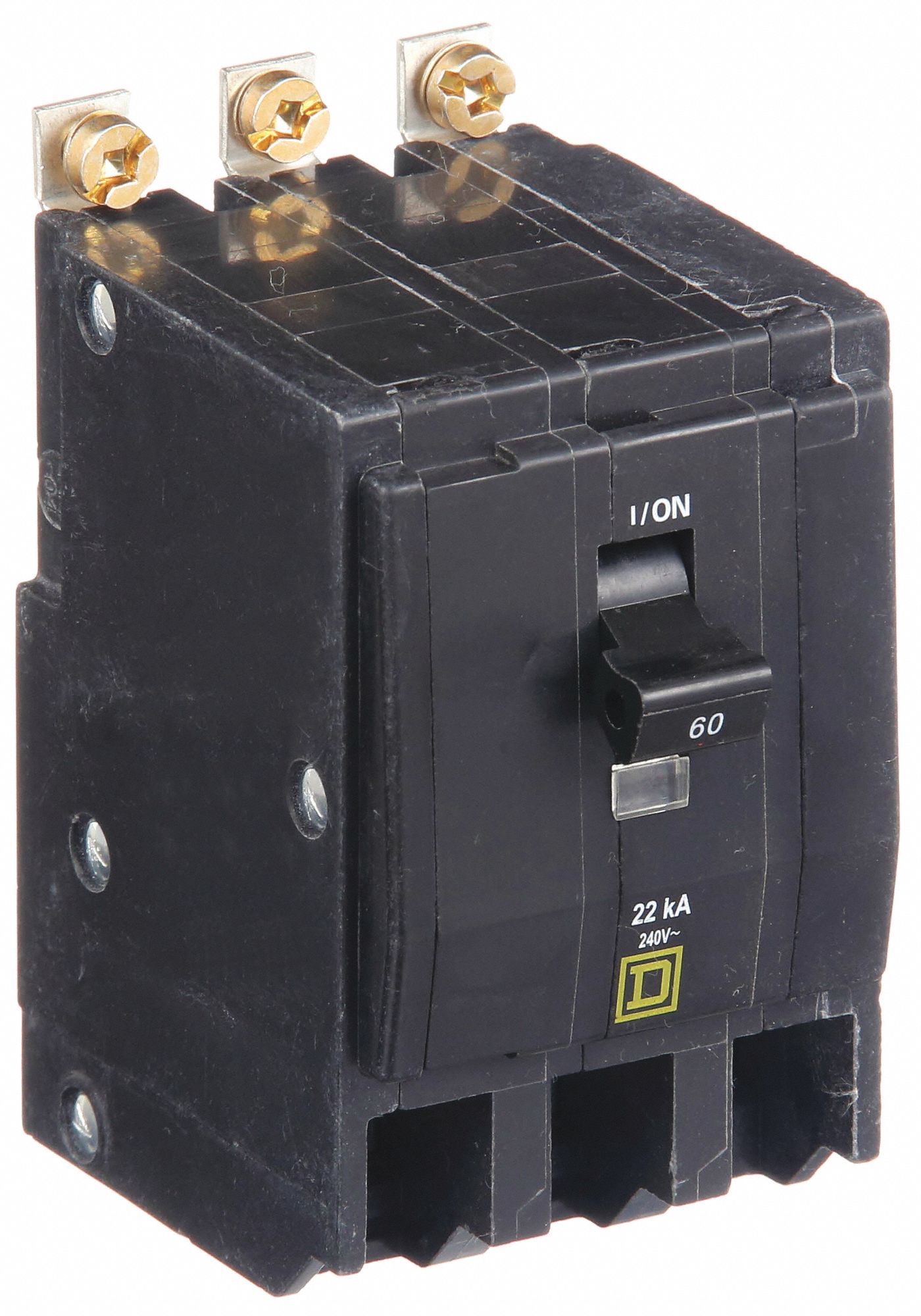 Miniature Circuit Breaker: 60 A, 120/240V AC, Three Phase, 22kA at 120/240V AC, 3 Poles