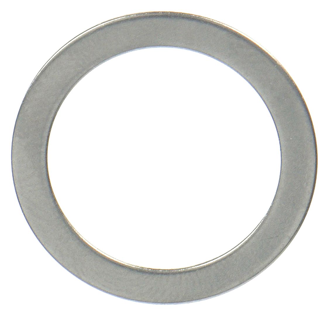 SHIM, LENGTHENING SHIM, 0.376 IN ID, 0.561 IN OD, 0.004 IN THICK, 18-8, 100 PK