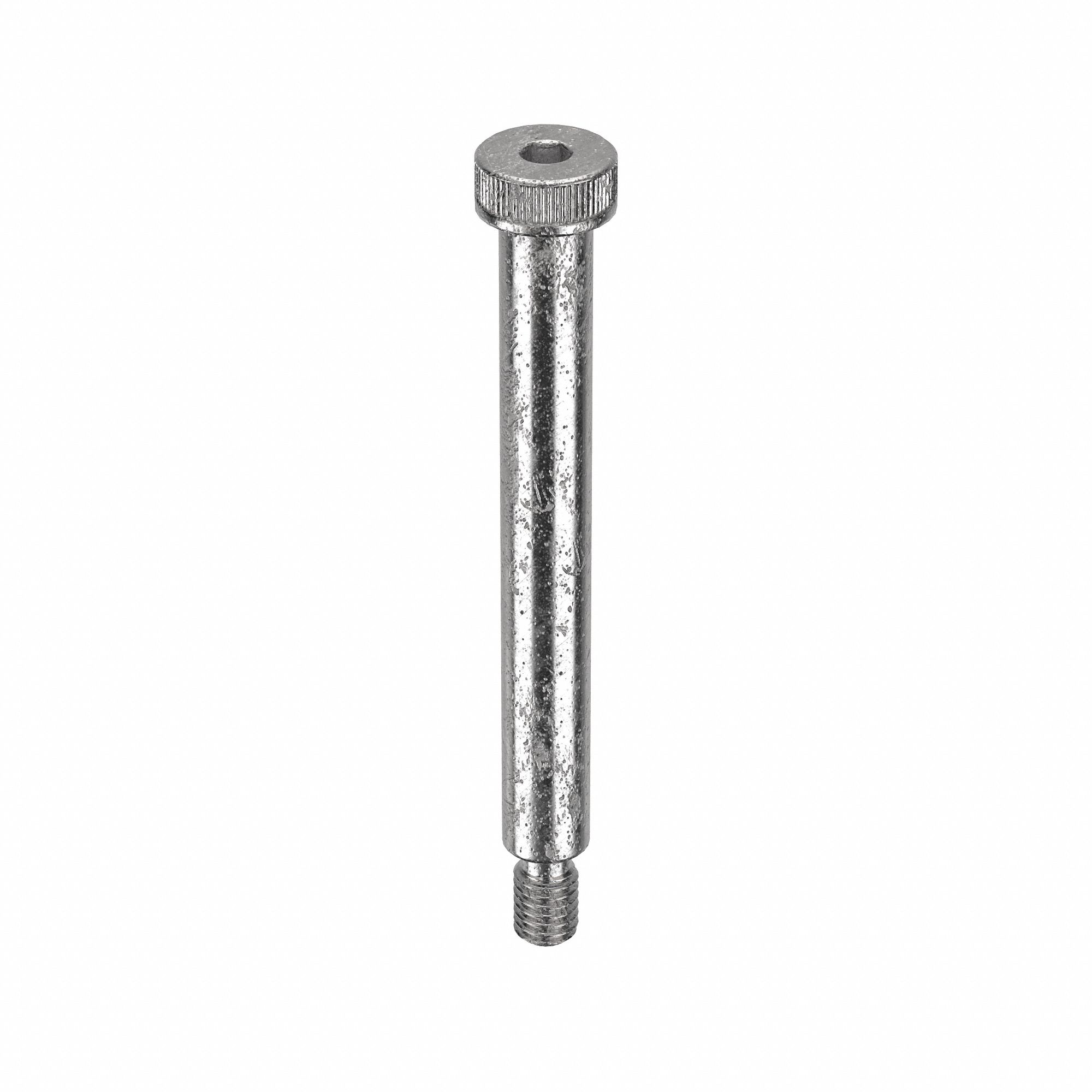 Shoulder Screw: Std Shoulder Screw, 3/8"-16 Thr Size, 5/8 in Thr Lg, 4 in Shoulder Lg, Std, 2 PK