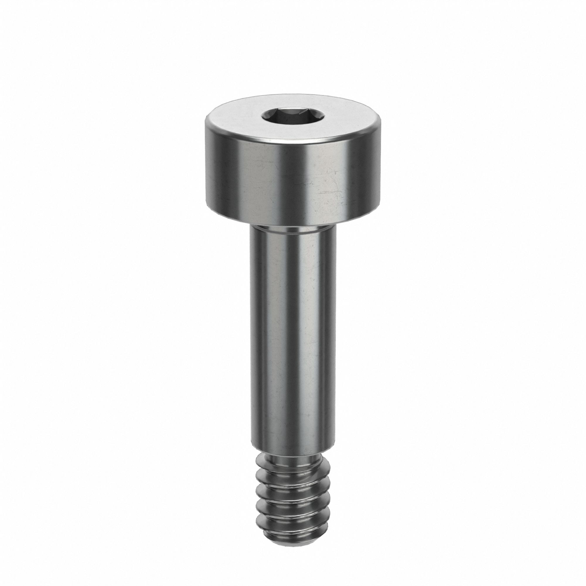 Shoulder Screw: Std Shoulder Screw, 4-40 Thr Size, 5/32 in Thr Lg, 3/8 in Shoulder Lg, Std, 4 PK