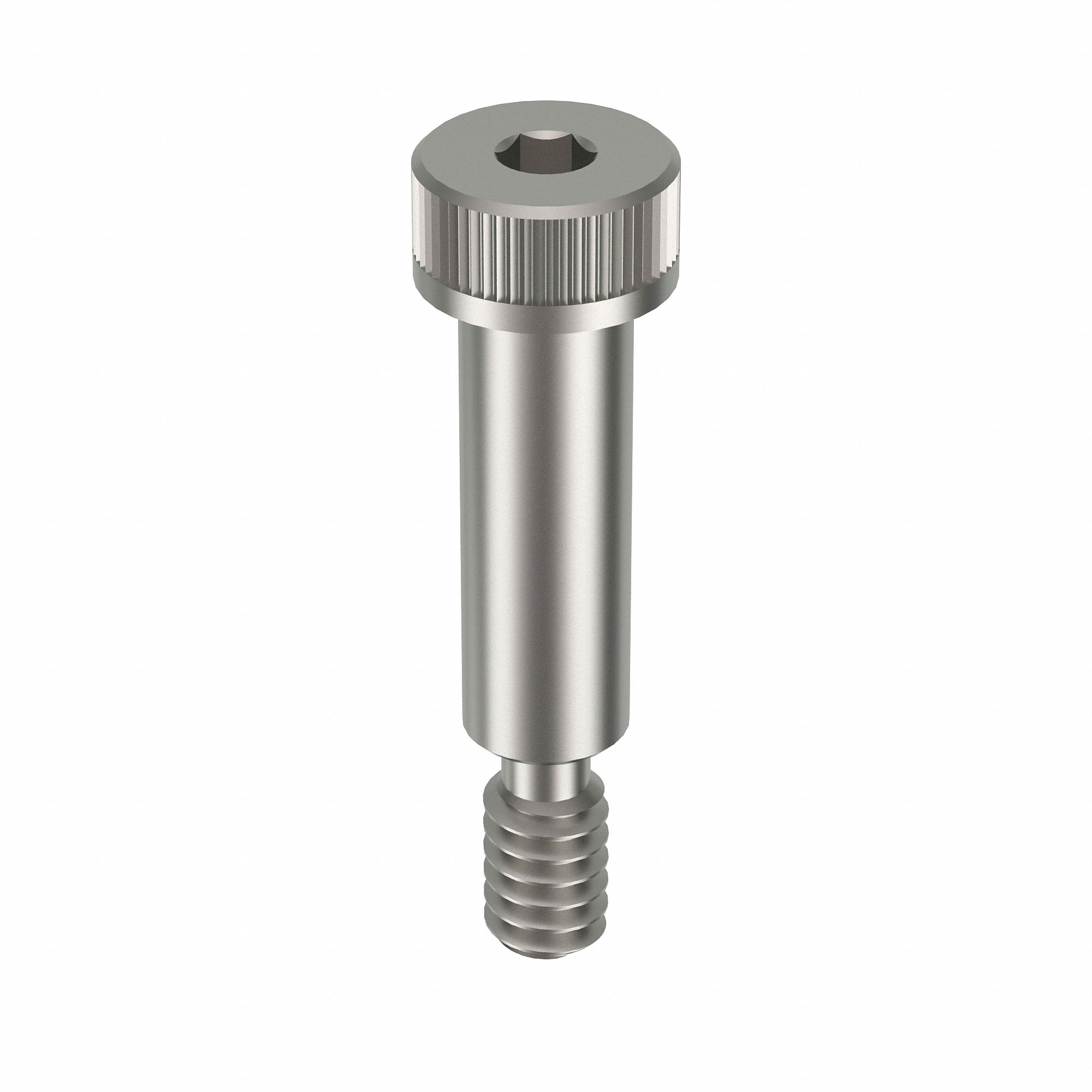 Shoulder Screw: Std Shoulder Screw, 10-24 Thr Size, 3/8 in Thr Lg, 3/4 in Shoulder Lg, Std, 4 PK