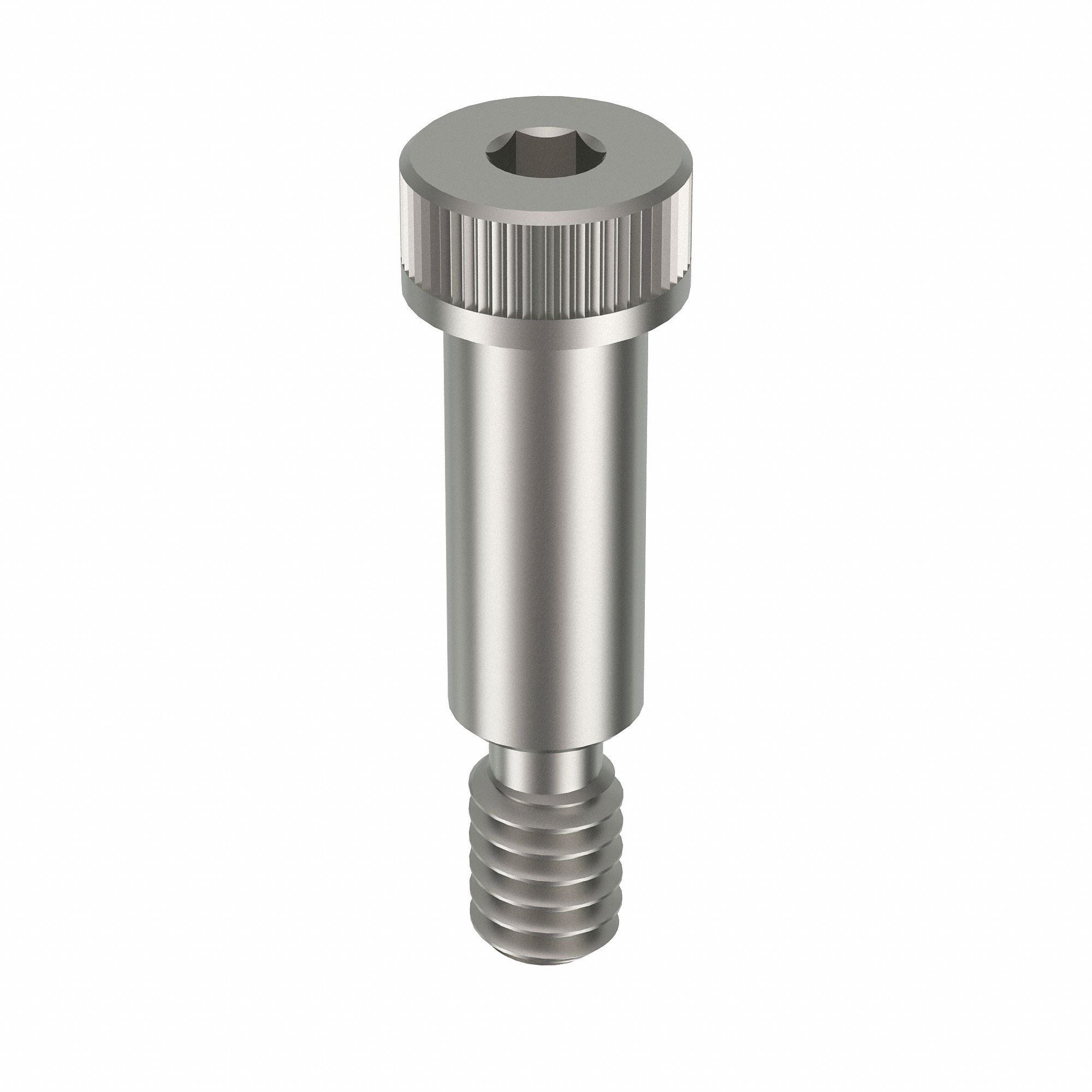 Shoulder Screw: Std Shoulder Screw, 1/4-20 Thr Size, 7/16 in Thr Lg, 1 in Shoulder Lg, Std, 4 PK