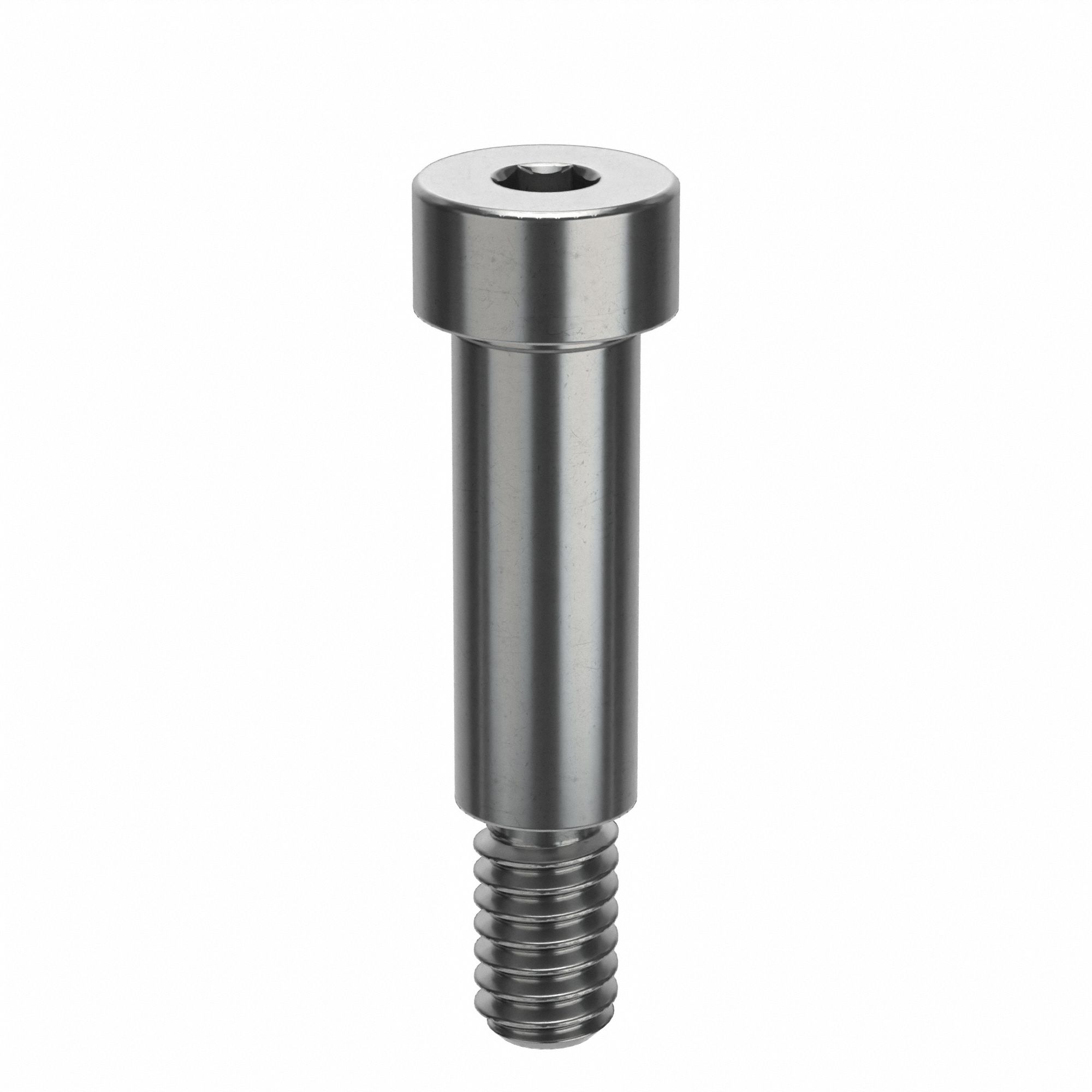 Shoulder Screw: Std Shoulder Screw, 1/4-20 Thr Size, 7/16 in Thr Lg, 2 in Shoulder Lg, Std, 2 PK