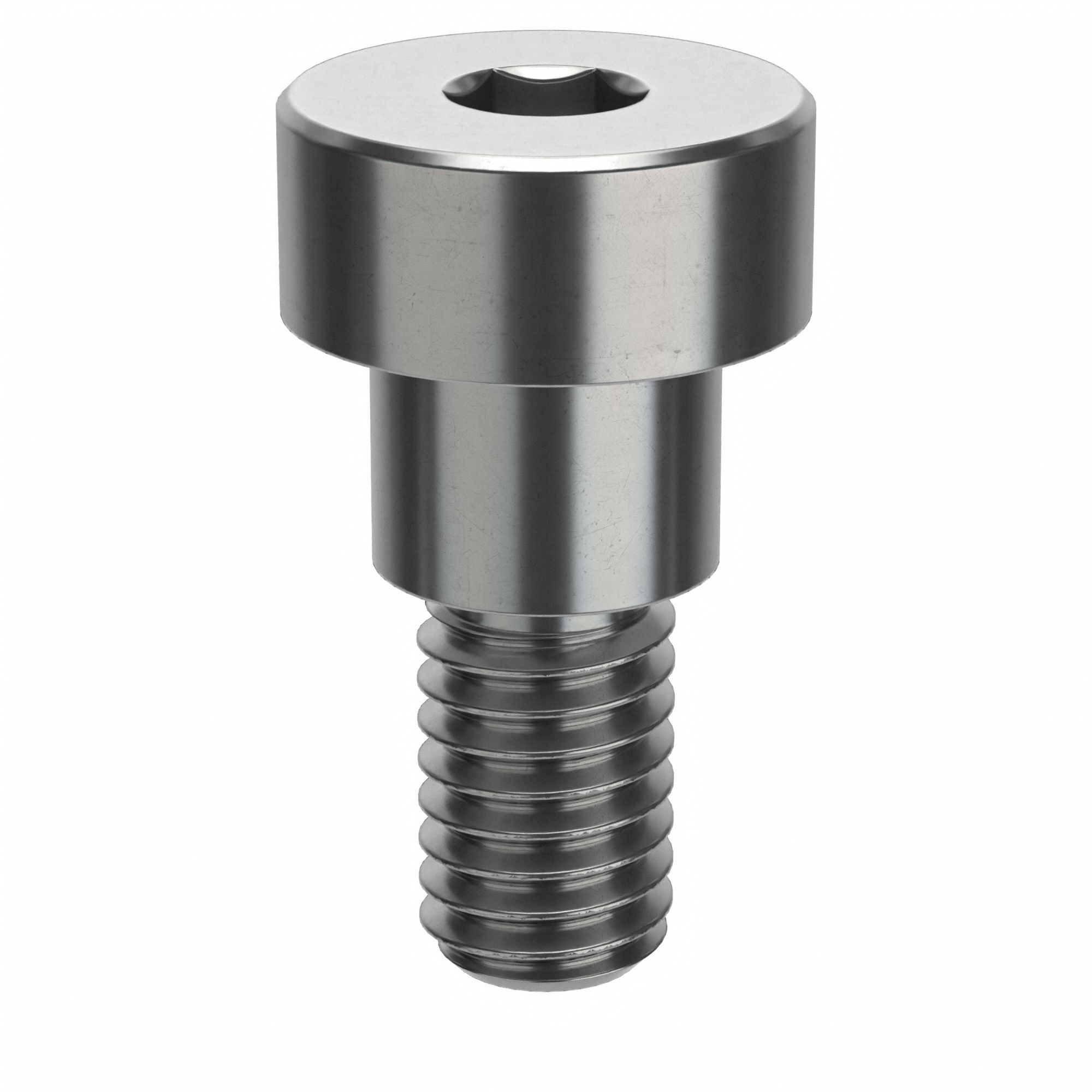 Shoulder Screw: Std Shoulder Screw, 3/8"-16 Thr Size, 5/8 in Thr Lg, 3/8 in Shoulder Lg, Std, 2 PK