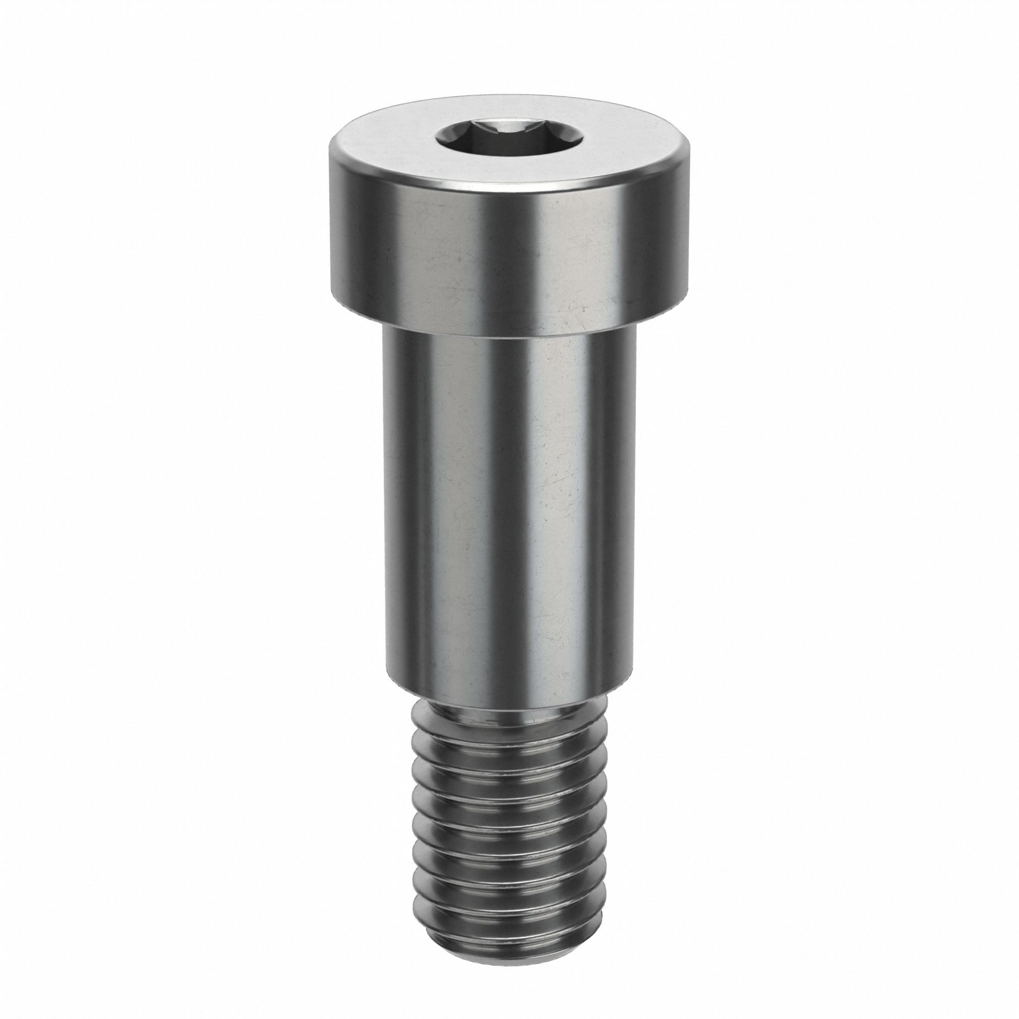 Shoulder Screw: Std Shoulder Screw, 1/2-13 Thr Size, 3/4 in Thr Lg, 1 in Shoulder Lg, Std, 2 PK