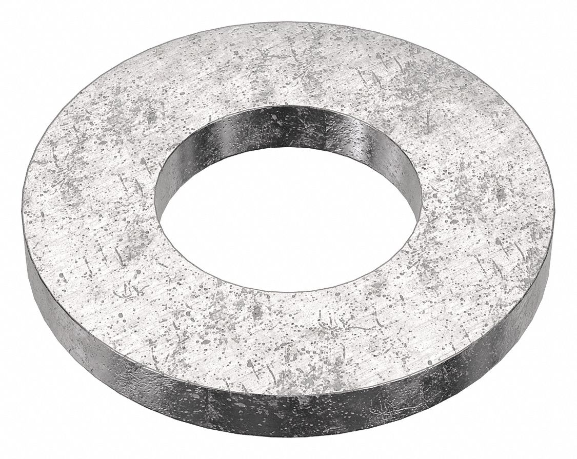Mil. Spec. Flat Washer: 18-8, Stainless Steel, #4 Screw Sz, 0.125 in In Dia, 1/4 in Out Dia, 100 PK