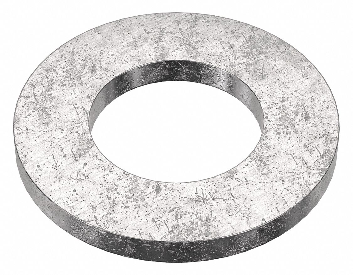 Mil. Spec. Flat Washer: 18-8, Stainless Steel, 7/8 in Screw Sz, 0.938 in In Dia, 1 3/4 in Out Dia