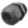 Liquid Tight Cord Connector,  0.59 in to 1.00 in Cord Dia. Range,  1 in MNPT,  Nylon