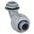 LIQUID-TIGHT CONDUIT FITTING, ¾ IN TRADE SIZE, 90 ° , INSULATED, GREY