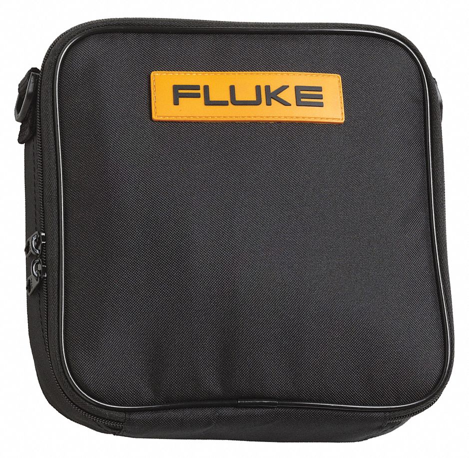 SOFT CARRYING CASE, POLYESTER, BLACK/YELLOW, WEATHER-RESISTANT ZIPPER
