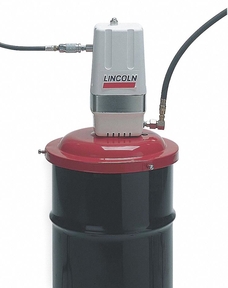 LINCOLN Grease Pump, Fits Container Size 120 lb/16 gal Drum, 2 1/2 in