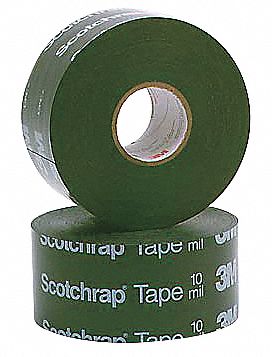 2JLJ5 - Elctrical Tape 10 mil 6 x100 ft. Blk PK8