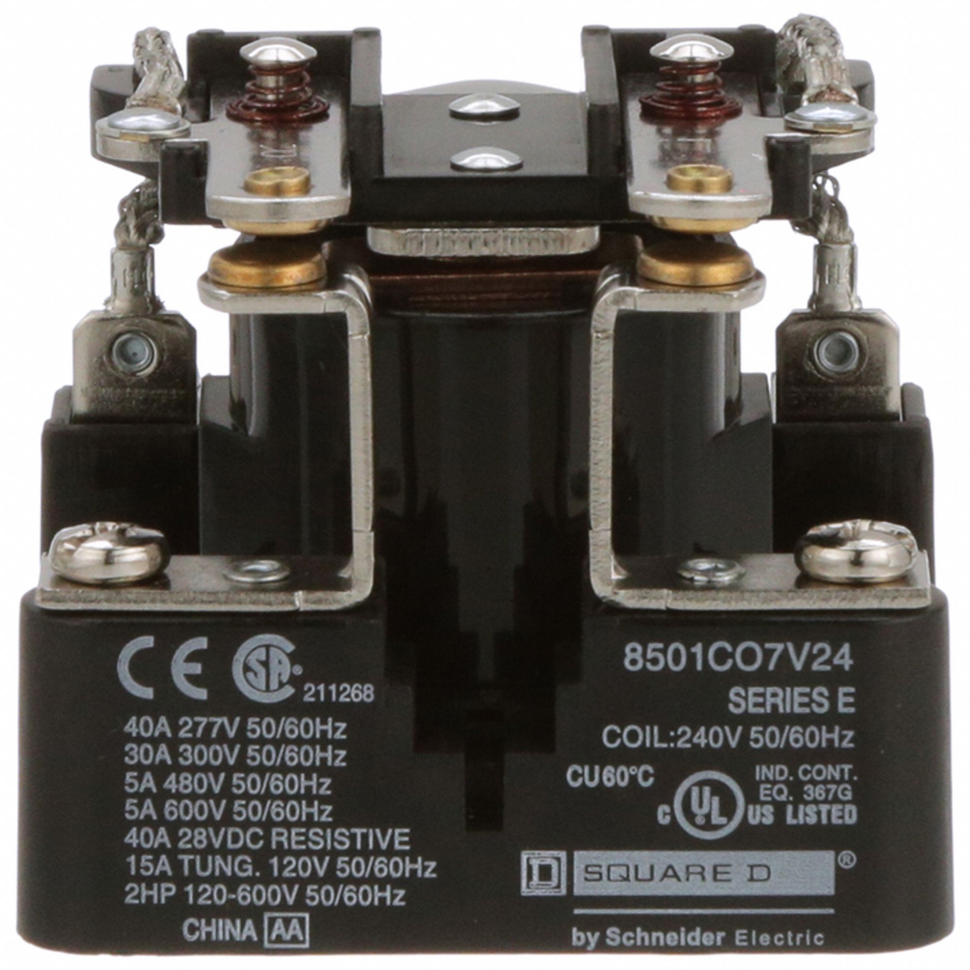 RELAIS DE PUISSANCE OUVERT, 30 A, 240 V CA, PAR LE BIAIS D'UN PANEL, 6 GOUPILLES