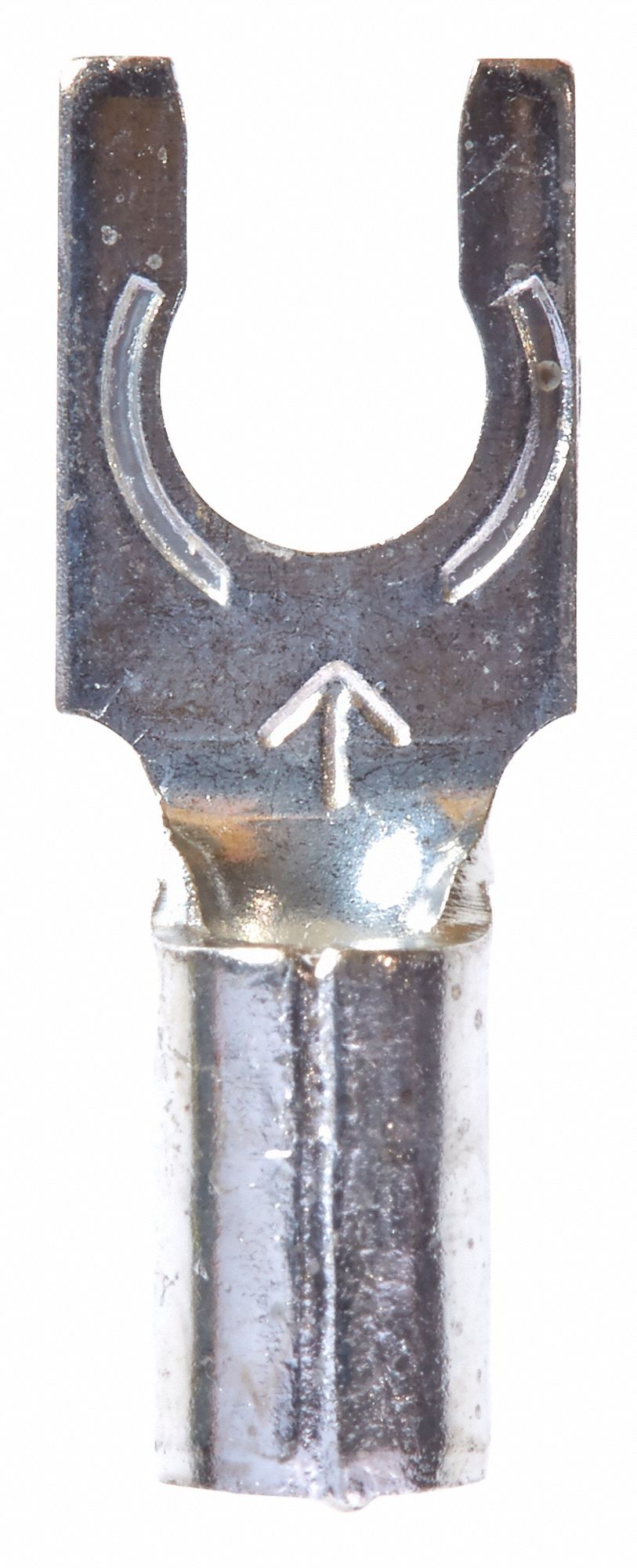 3M Fork Terminal Bare Insulation, 6 Stud Size, Brazed, Crimp