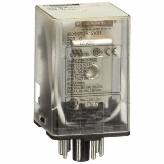 Relé 12V DC - 2P 10A SPDT