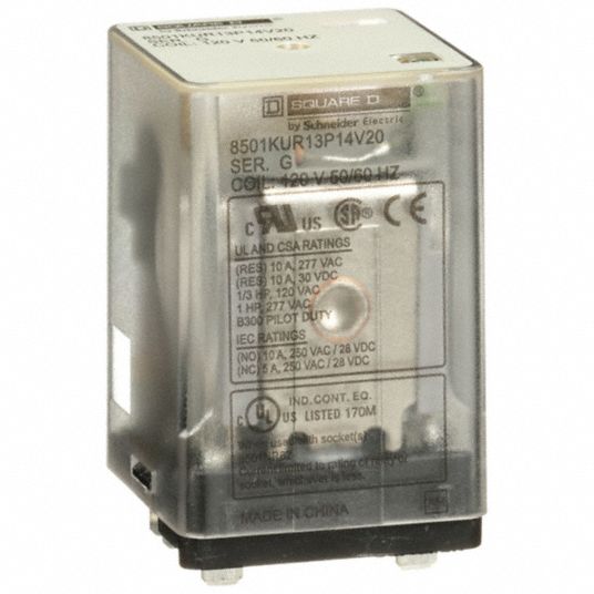 Square D General Purpose Relay 8501kur13p14v20