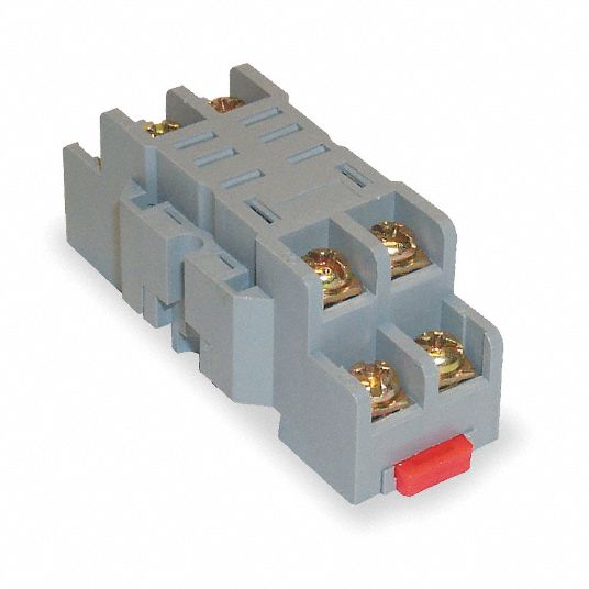 Relay Socket, Standard, Square, Number of Pins - Relay 8, DPDT - Grainger
