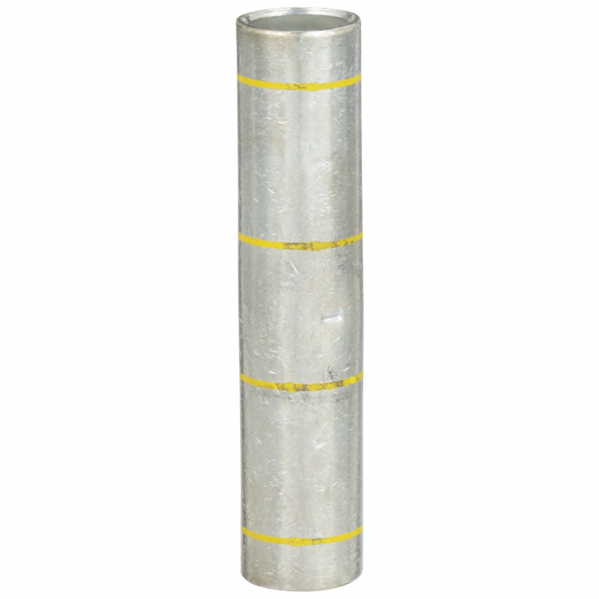 Open Barrel Splices: 250 kcmil Wire Size, Yellow Code, 3.38 in, Copper Barrel, 13456 Die