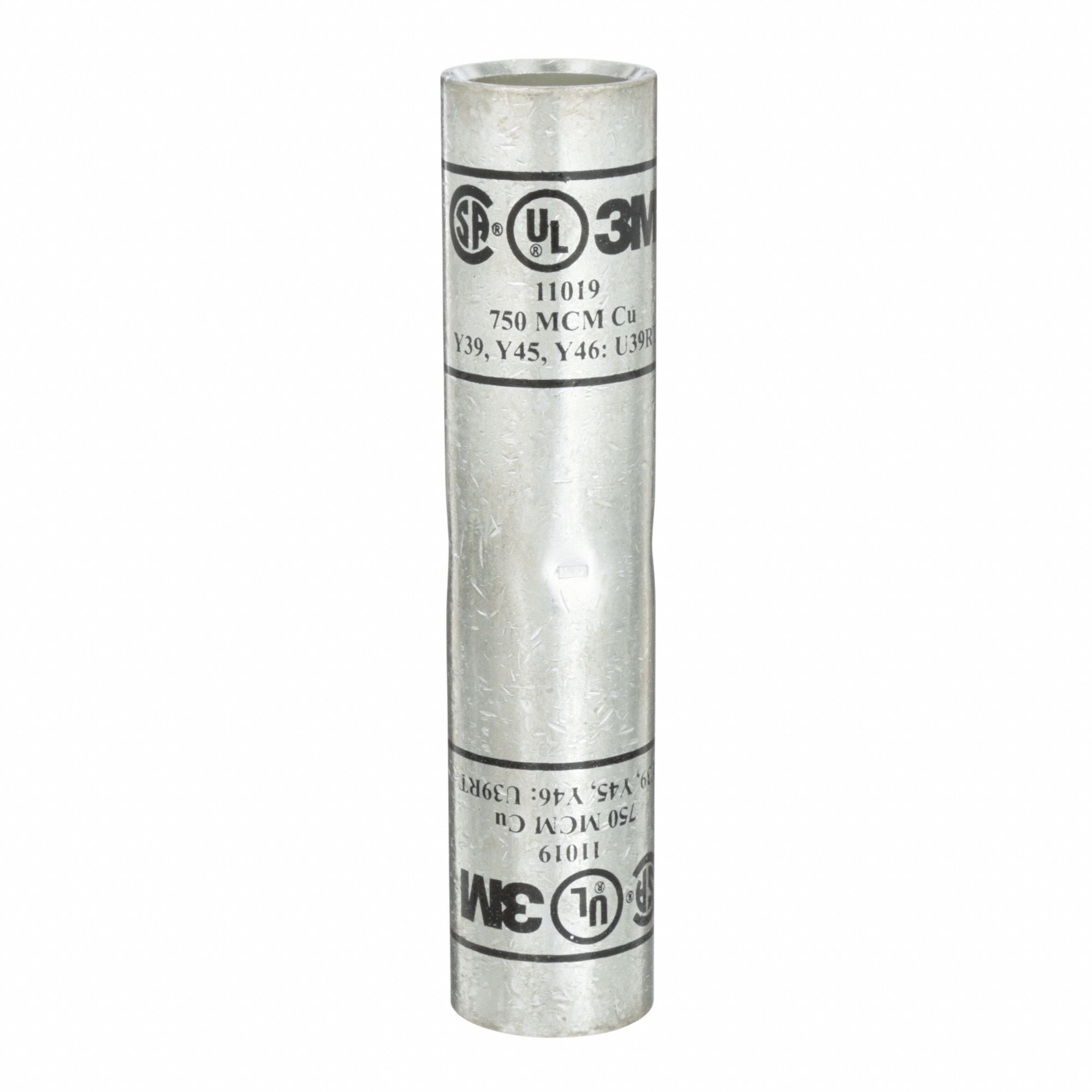 3M LongBarrel Splice, 750 kcmil Wire Gauge, Black Color Code, 5.88 in