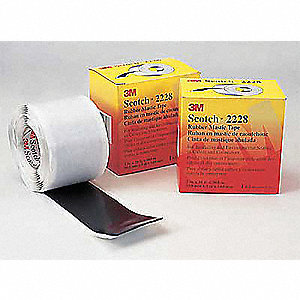 ELECTRIC TAPE, SELF-FUSING, INSULATION, SEAL, SPLICE, 10 FT X 2 IN X 65 MM, RUBBER