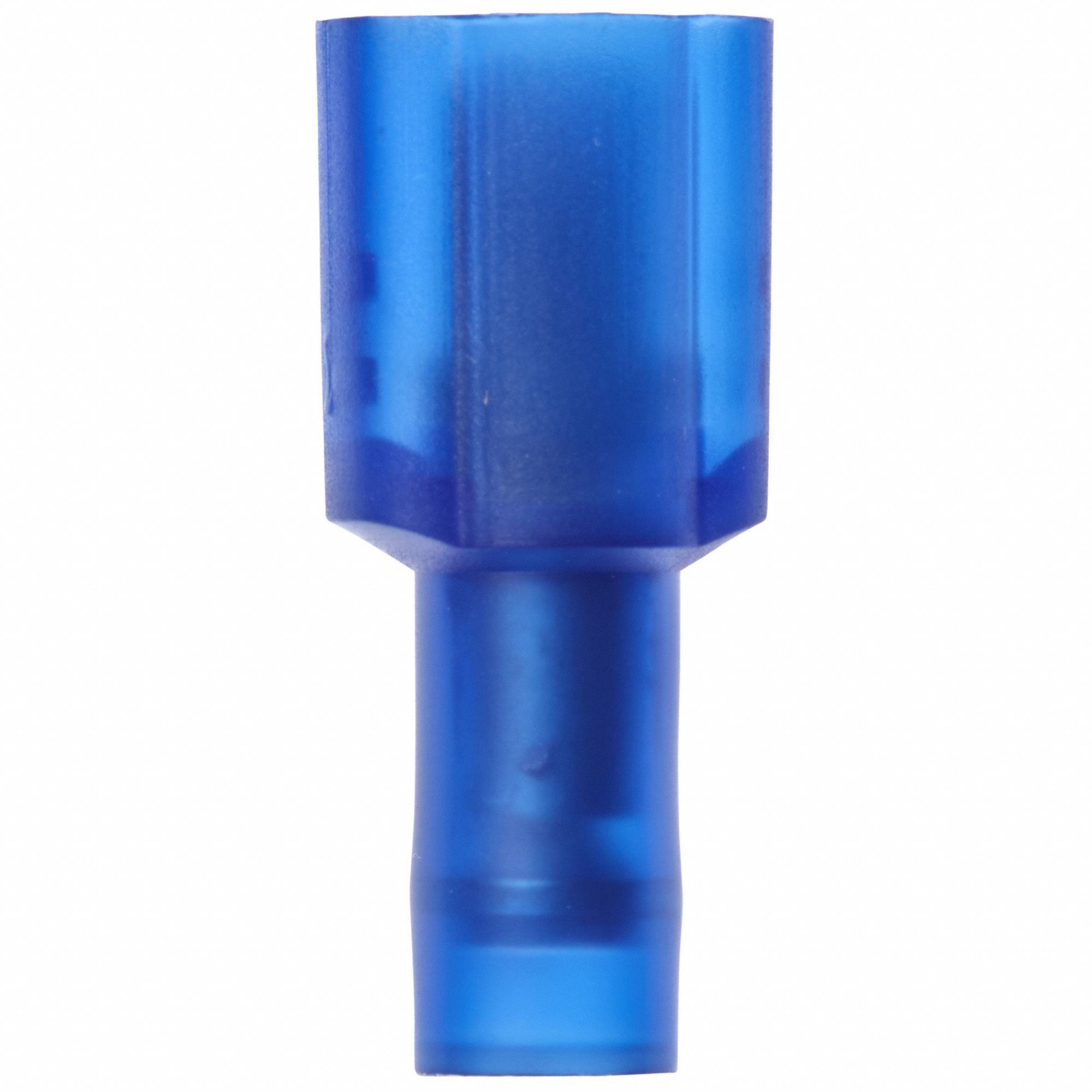 Wire Disconnect: Male Tab, Blue, Nylon, Partial Coverage, 16 AWG – 14 AWG Wire Size