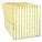 POCKET AIR FILTER, 24 X 24 X 22 IN, MERV 14, YELLOW, FIBREGLASS, 10 POCKETS