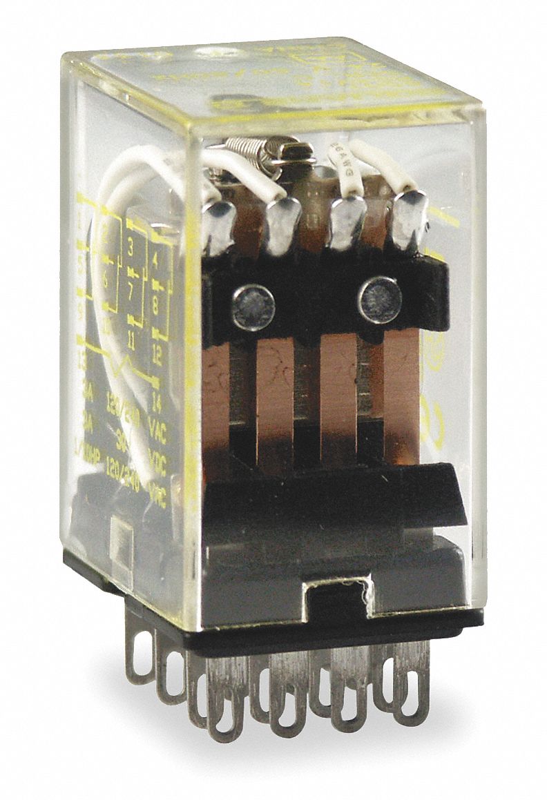 SQUARE D General Purpose Relay, 24V DC Coil Volts, 5A @ 240V AC Contact