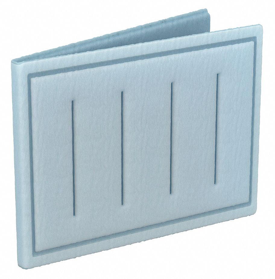 Link Air Filter: 16 in x 14 in x 1 in, 14 in Section Wd, 2 Sections, 3 Ply, MERV 8