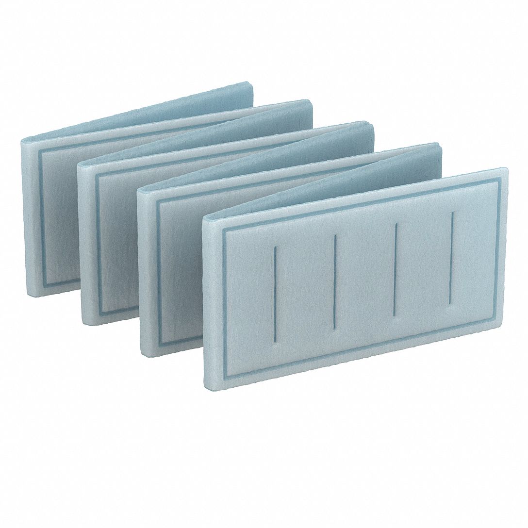 Link Air Filter: 16 in x 20 in x 1 in, 20 in Section Wd, 8 Sections, 3 Ply, MERV 8