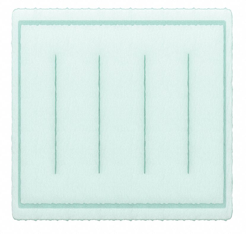 Link Air Filter: 25 in x 14 in x 1 in, 14 in Section Wd, 1 Sections, 2 Ply, MERV 8