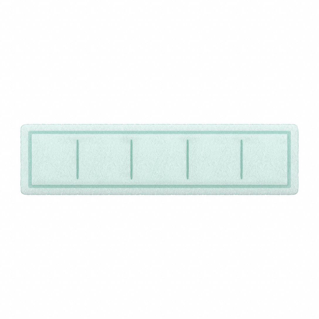 Link Air Filter: 25 in x 98 in x 1 in, 98 in Section Wd, 1 Sections, 2 Ply, MERV 8