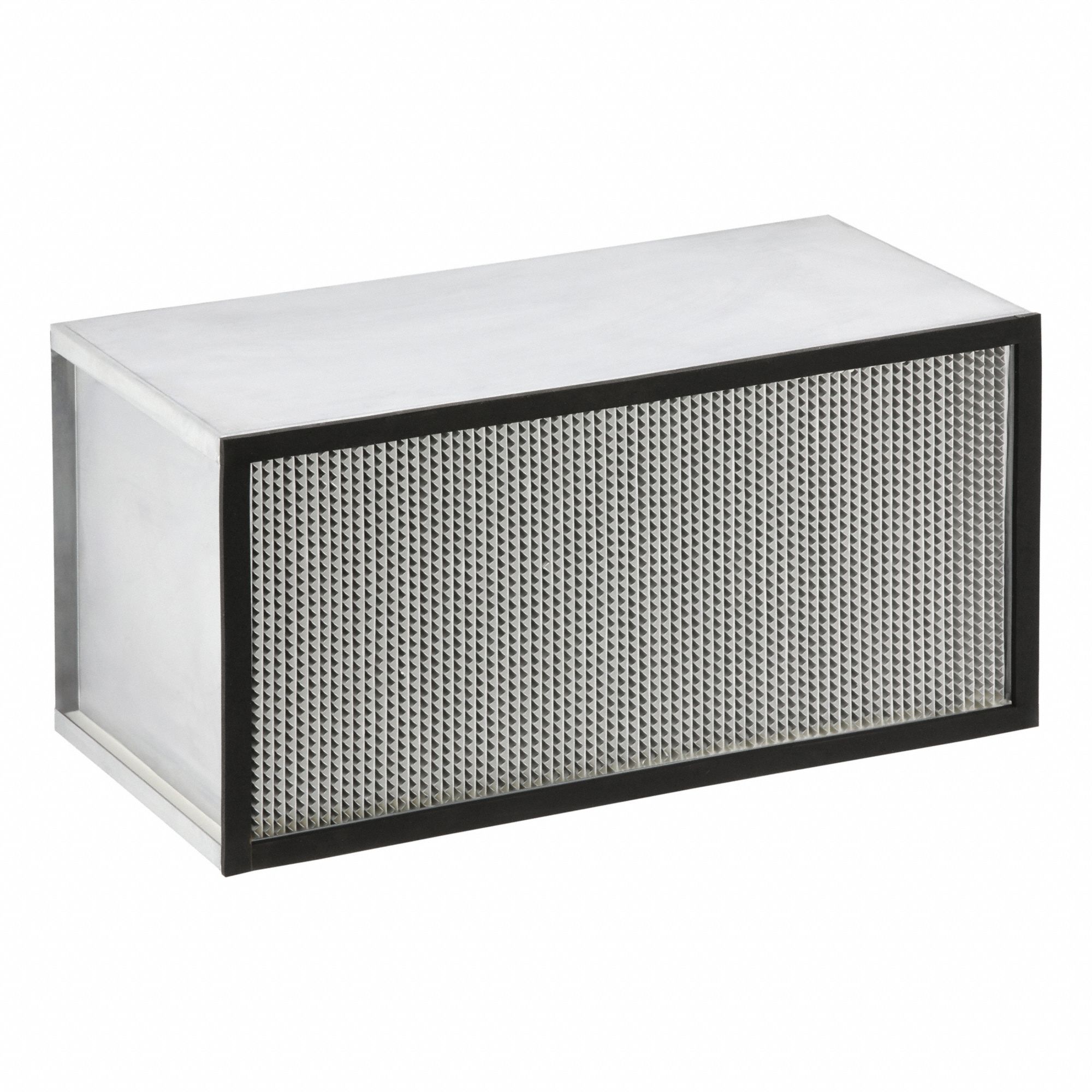 HEPA Air Filter: 12 in x 24 in x 12 in, 99.99% Filter Efficiency, Downstream Face