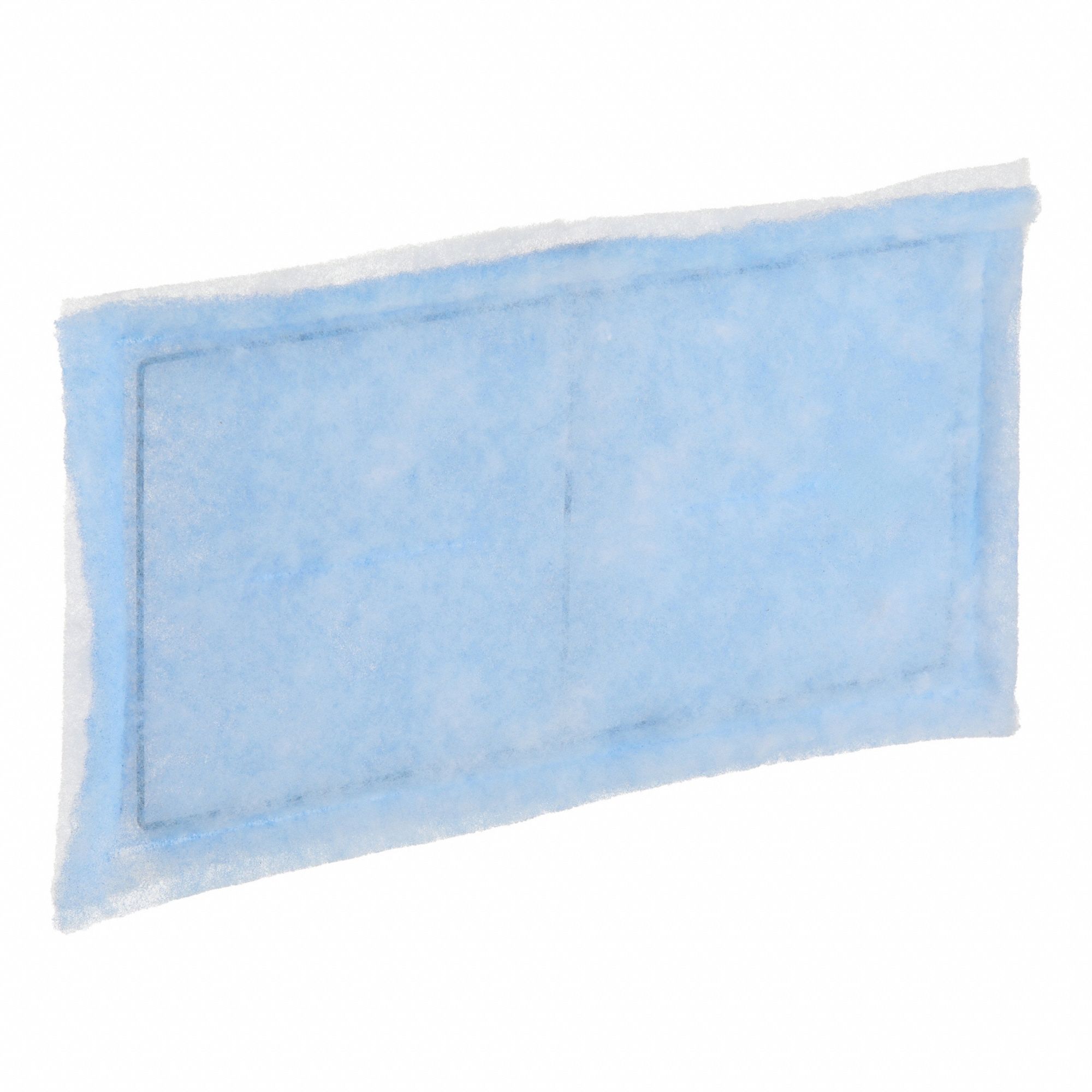 Ring Panel Air Filter: 12 in x 24 in x 1 in, 24 in Section Wd, 1 Sections, 2 Ply, MERV 8