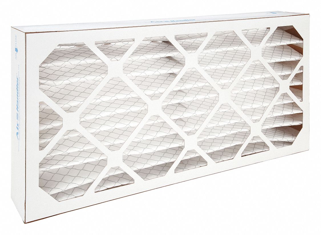 HIGH STRENGTH PLEATED AIR FILTER, 12 X 24 X 4 IN, MERV 11, HIGH CAPACITY, SYNTHETIC