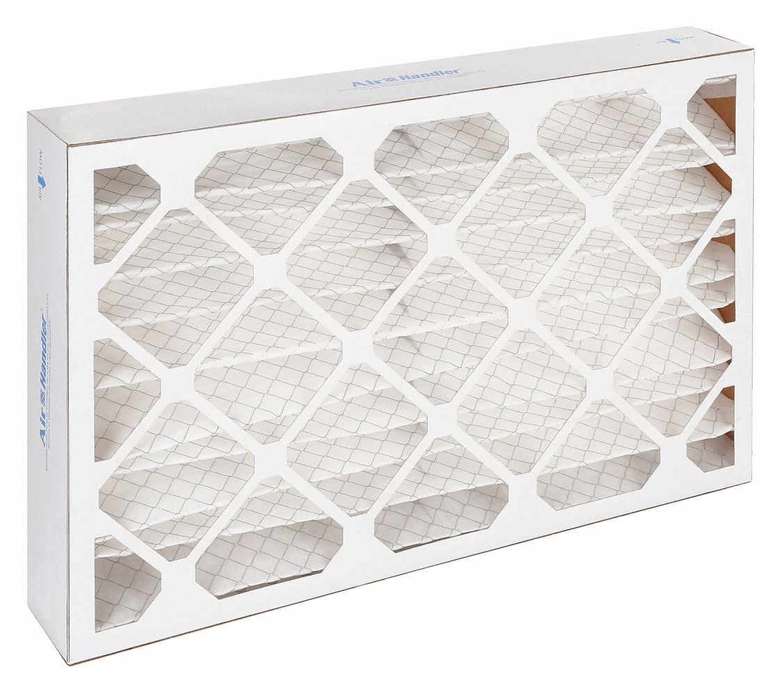 AIR HANDLER ANTIMICROBIAL PLEATED AIR FILTER, 18 X 24 X 4 IN, MERV 8