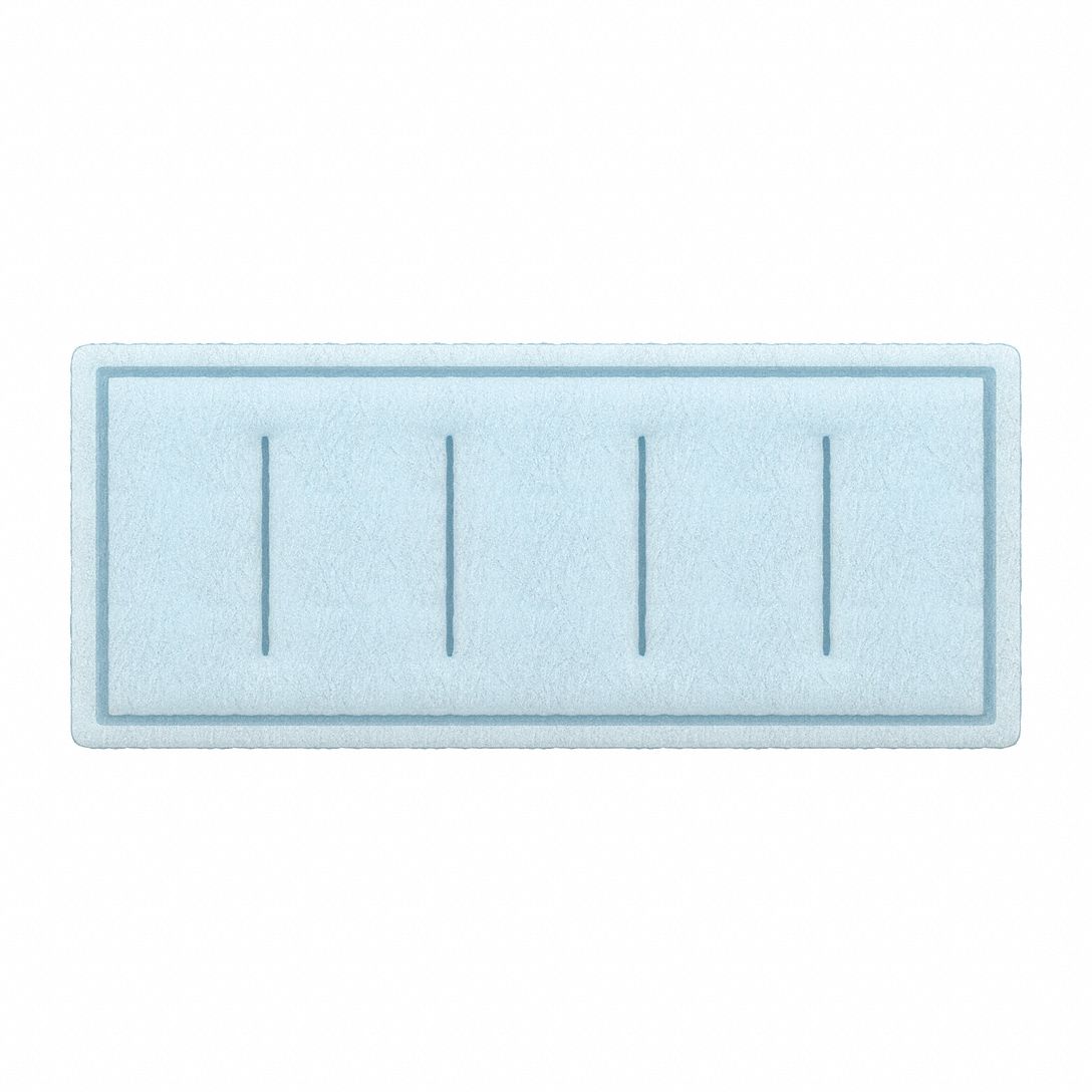 Link Air Filter: 20 in x 44 in x 1 in, 44 in Section Wd, 1 Sections, 3 Ply, MERV 8