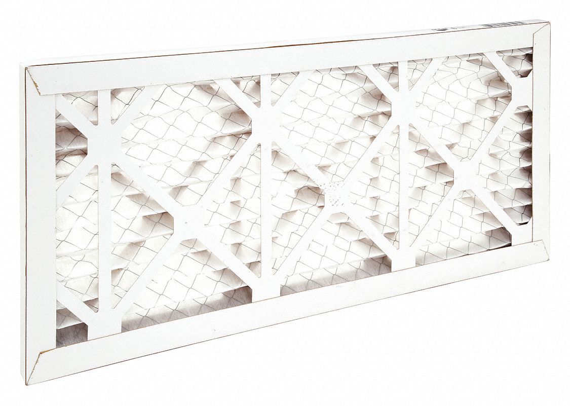 Pleated Air Filter: 10 in x 24 in x 1 in, MERV 11, Gen Use