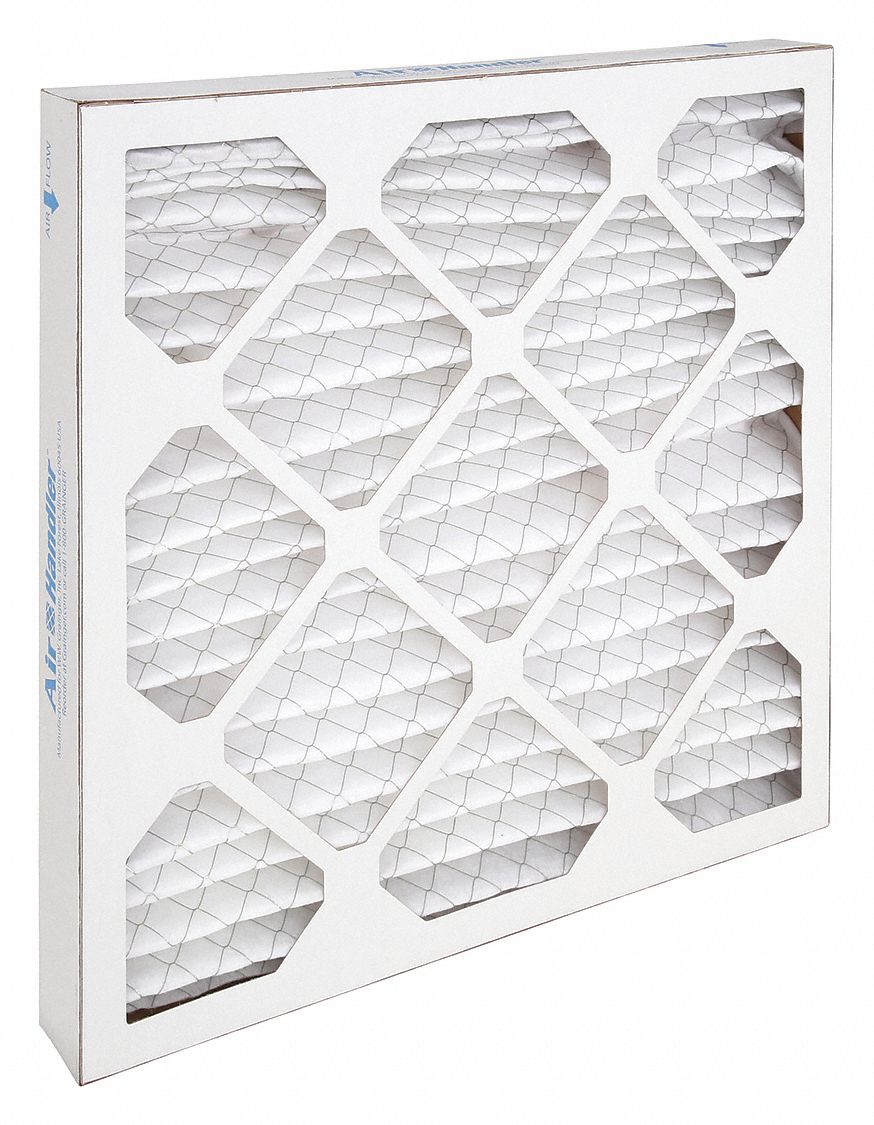 AIR HANDLER, 16x16x2, MERV 7, Pleated Air Filter 48ZN2948ZN29 Grainger