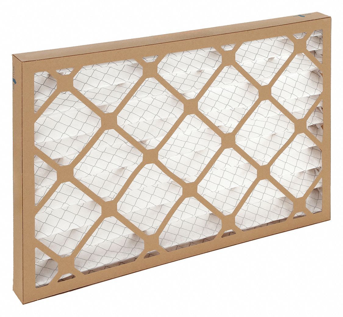 Pleated Air Filter, 16x25x2, MERV 8