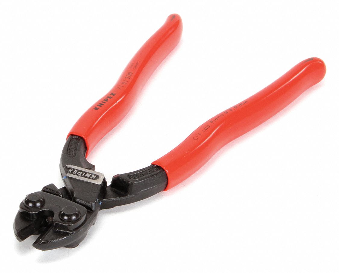 KNIPEX 71 01 200 SBA Mini Bolt Cutter,Steel,8 In. L | eBay