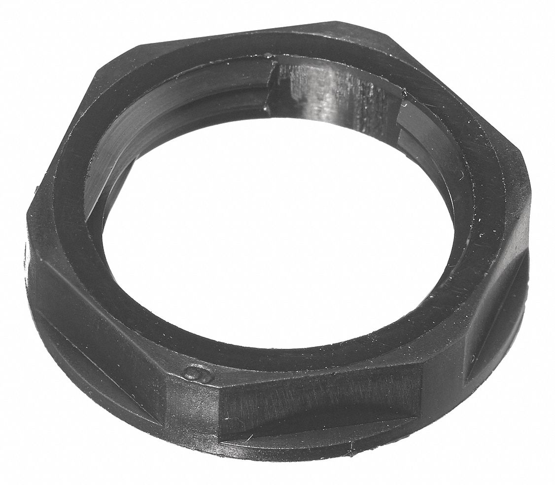 2DZG5 - Cord Connector Locknut Nylon 3/8 In