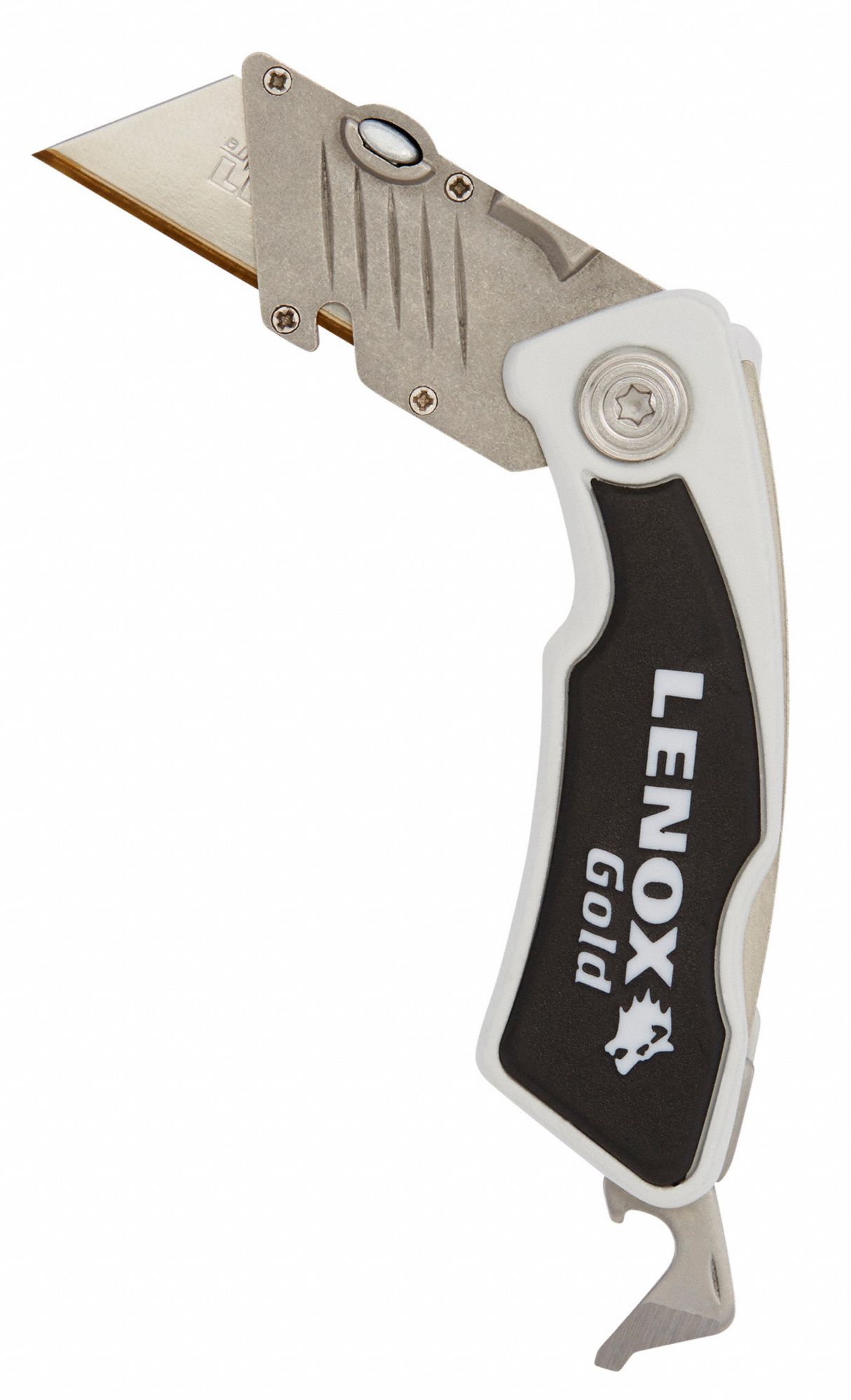 LENOX Steel Folding Locking Utility Knife,6 1/8 in Overall Length