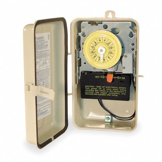 INTERMATIC Electromechanical Water Heater Timer, 208 to 277V AC Voltage