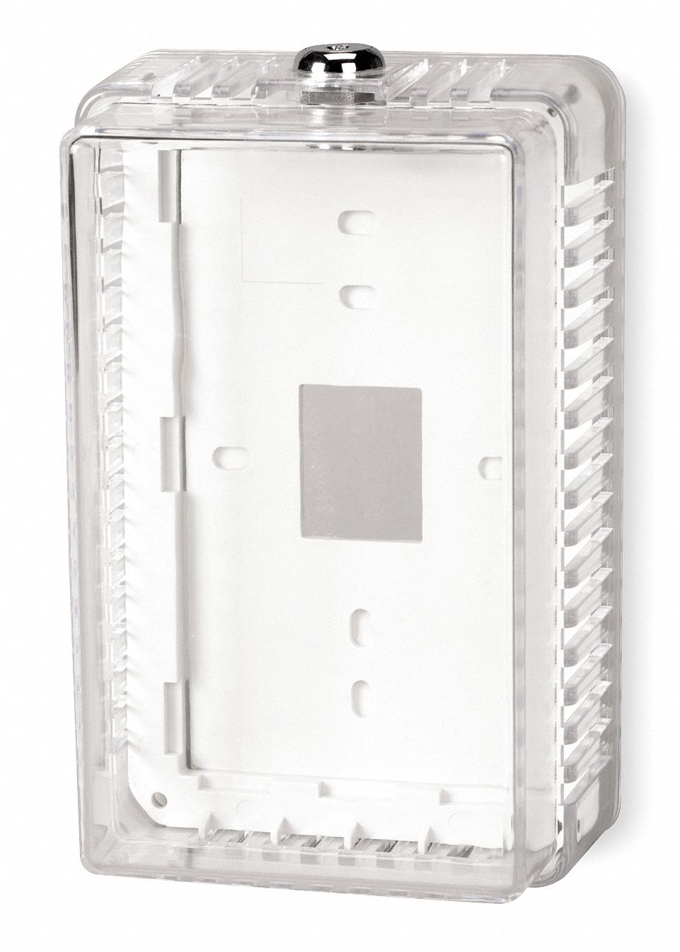 Clear Plastic Thermostat Guard - See Thru - Solid - HVAC Premium