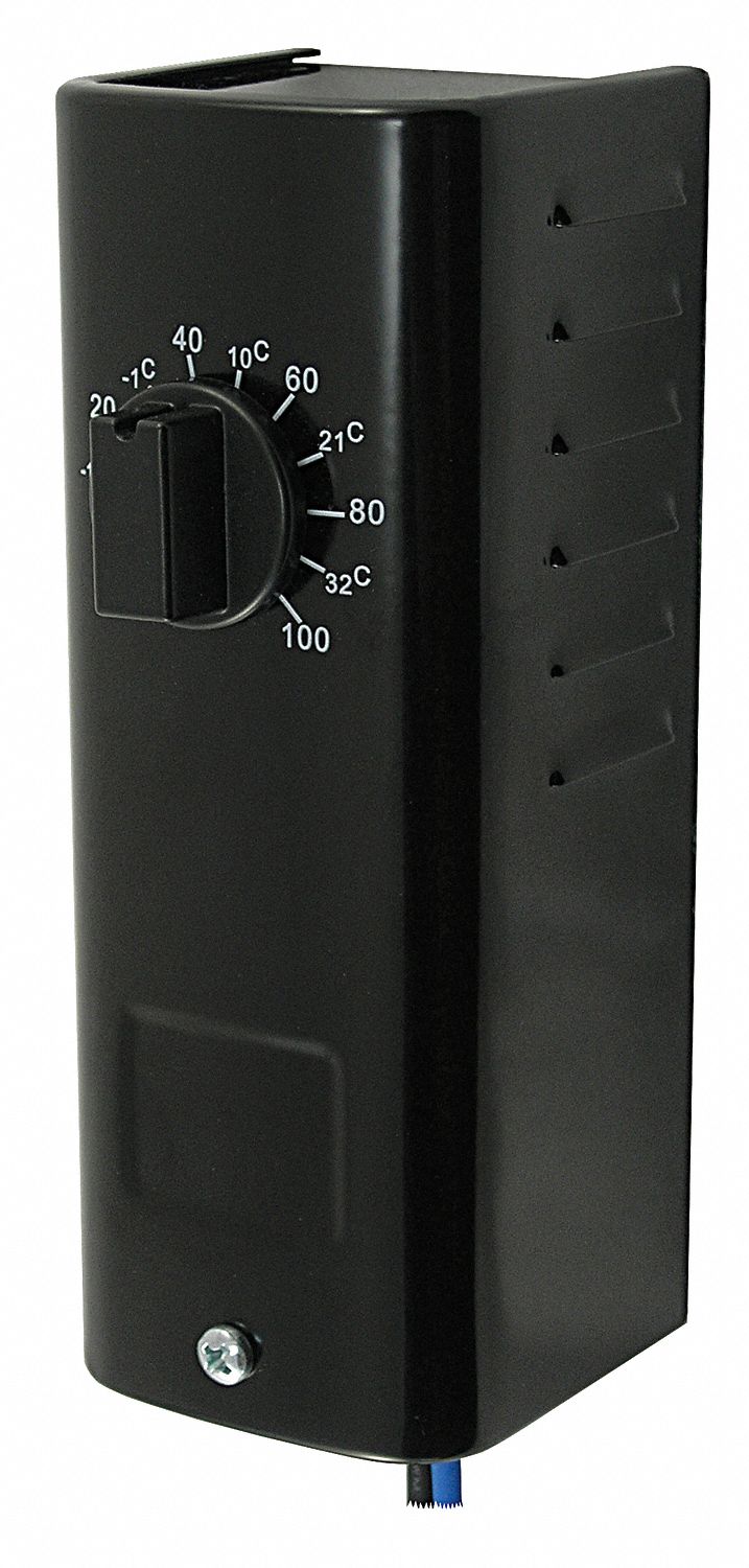 Dayton 2E815C Line Volt Mechanical Thermostat Temperature Ventilation Control for sale online 