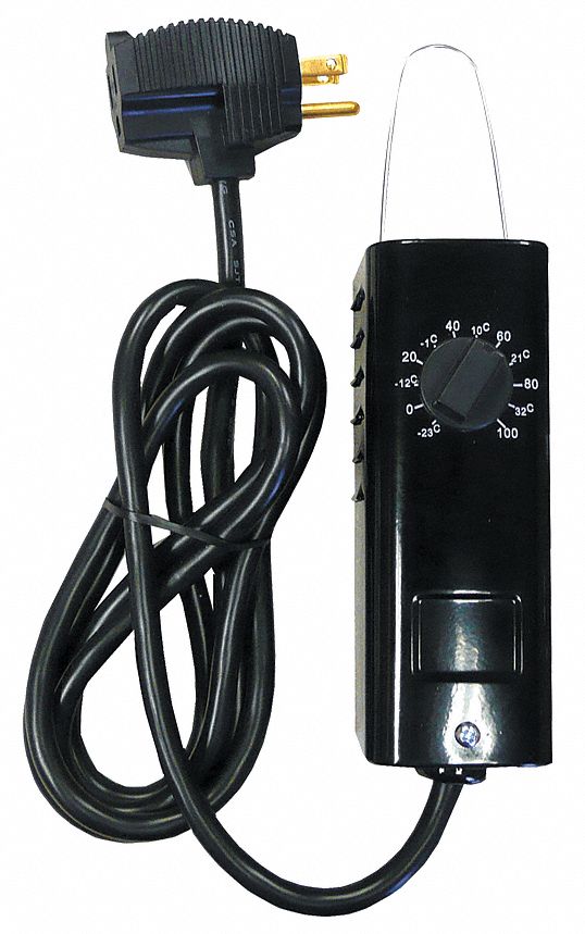 2E817 - Portable Thermostat -10 to 100F 120VAC