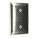 BLANK STRAP MOUNT WALL PLATE, BLANK, STAINLESS STEEL, SILVER, 0 OUTLET OPENINGS, 0 SWITCH OPENINGS