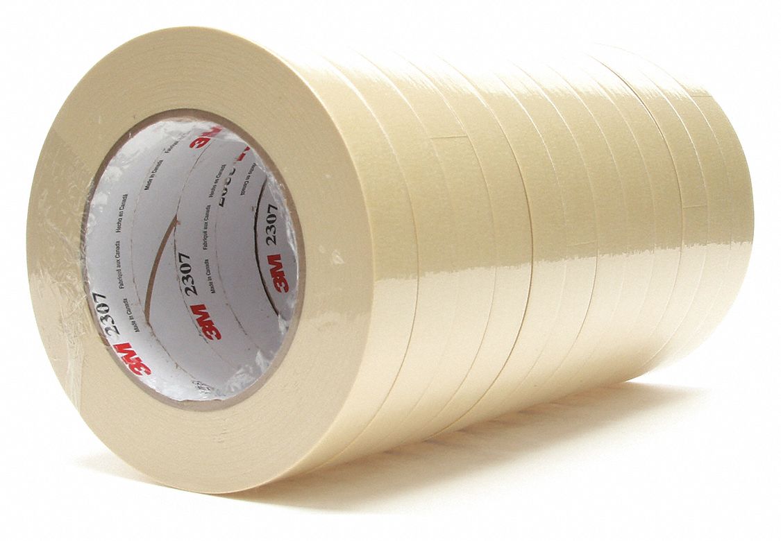 GENERAL MASKING TAPE, HEAT-RESISTANT, TAN, 55M LENGTH X 18 MM WIDTH, CREPE PAPER