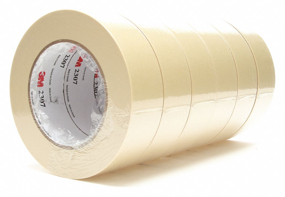 GENERAL MASKING TAPE, HEAT-RESISTANT, TAN, 55M LENGTH X 36 MM WIDTH, CREPE PAPER